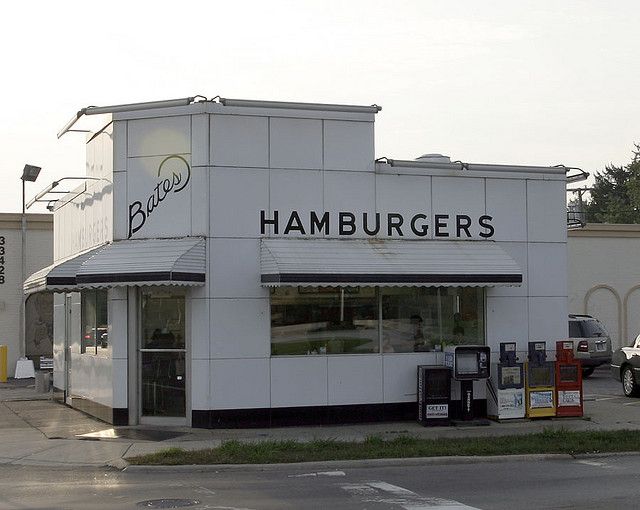 Bates Hamburgers - OLD PHOTO
